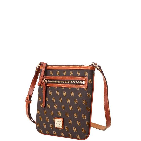 Dooney & Bourke Gretta Letter Carrier - Brown Tmoro - Picture 2 of 4